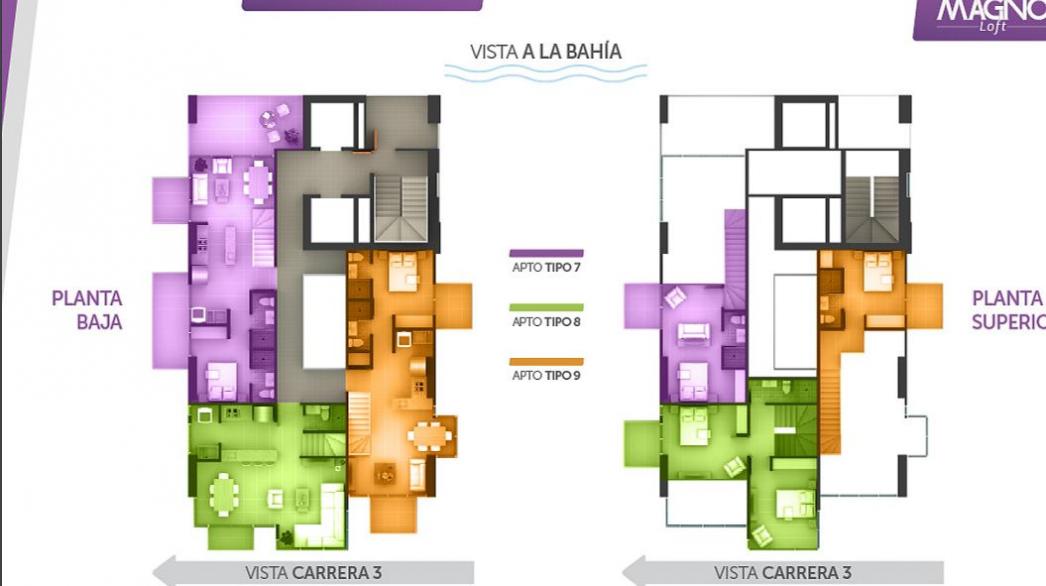 Proyecto Magno Loft - Apartamentos En Venta Bocagrande Oficinas en Bocagrande